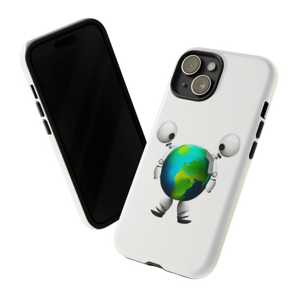 Earth's Embrace: Promoting World Peace Phone Case - Image 2