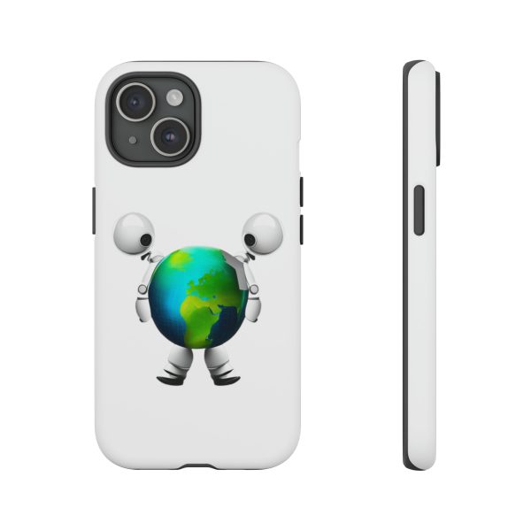 Earth's Embrace: Promoting World Peace Phone Case - Image 4