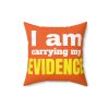 Evidence Square Pillow - Image 4