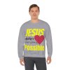Jesus Makes Everything Possible" Unisex Heavy Blend Crewneck Sweatshirt - Image 28
