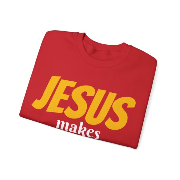 Jesus Makes Everything Possible" Unisex Heavy Blend Crewneck Sweatshirt - Image 58