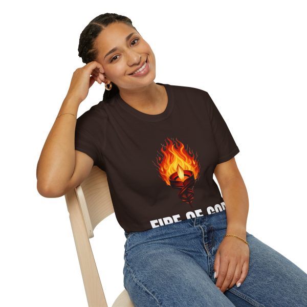 Fire of God Unisex Soft-Style T-Shirt - Image 58