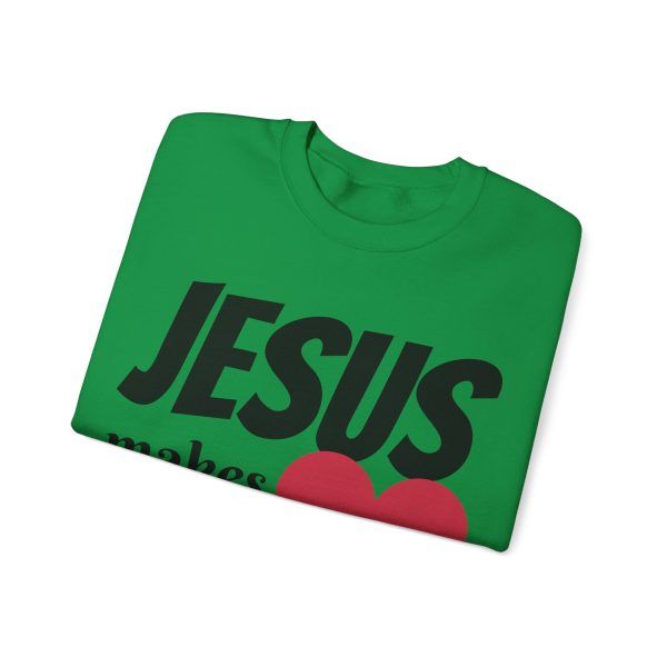 Jesus Makes Everything Possible" Unisex Heavy Blend Crewneck Sweatshirt - Image 36