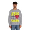 Jesus Makes Everything Possible" Unisex Heavy Blend Crewneck Sweatshirt - Image 27