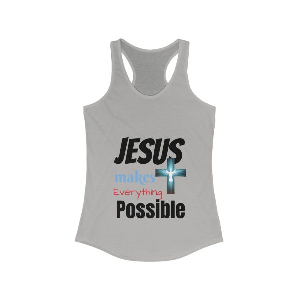 Faith in Fashion: Jesus Makes Everything Possible cross - Image 3