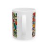 Soul Ceramic Mug 11oz with flowers - Image 3