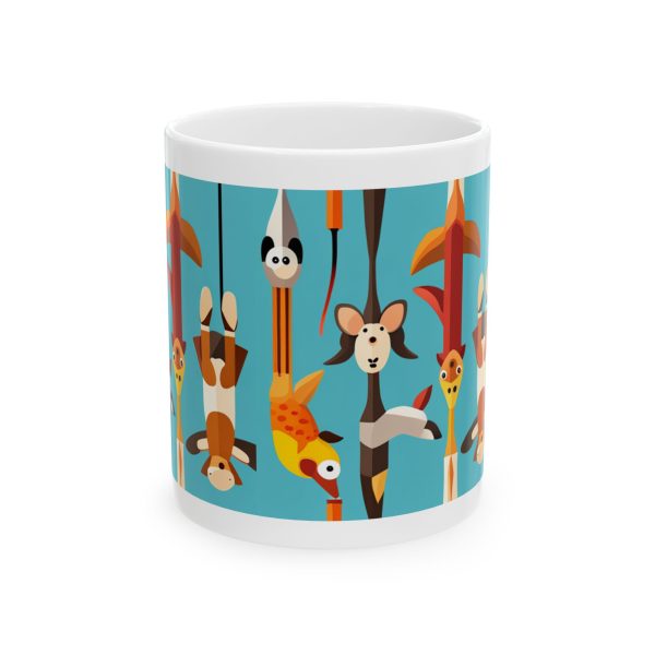 Animal Antics white mugs - Image 2