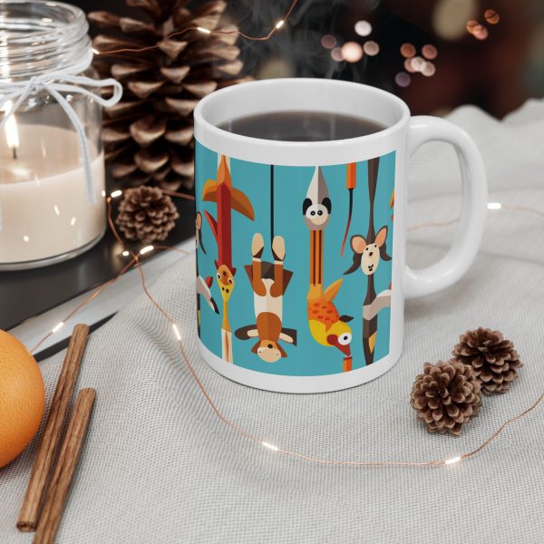 Animal Antics white mugs - Image 5