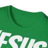 GB Jesus Makes Everything Possible" with cross Unisex Soft-Style T-Shirt - Image 15